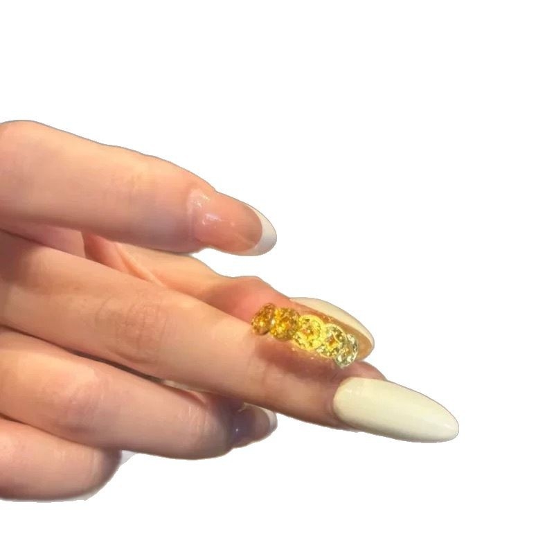 Új kínai stílusú érmés gyűrű, fém, uniszex, irodai divat