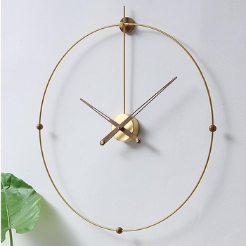 Gabrielle set ručica za satove od masivnog orahovog drveta s mesing držačem za torzijske kvarcne satove – minimalistički nordijski stil, lagani luksuz, ispis logotipa, prilagodba