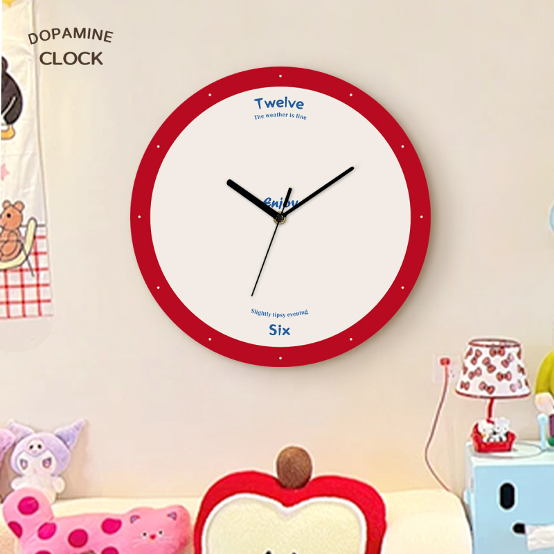 Ρολόι τοίχου σε στυλ καρτούν, με κίνηση δευτερολέπτων τύπου sweep, με δείκτη προβολής, μπαταρία, καντράν από ακρυλικό