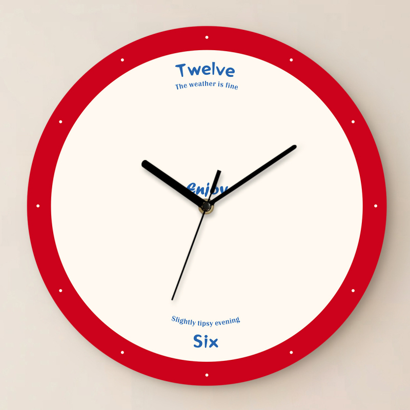 Ρολόι τοίχου σε στυλ καρτούν, με κίνηση δευτερολέπτων τύπου sweep, με δείκτη προβολής, μπαταρία, καντράν από ακρυλικό