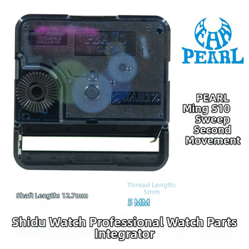 PEARL S10 Quartzový hodinový pohyb – tichý vysoký krútiaci moment, ABS puzdro