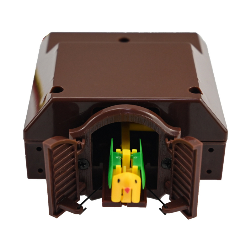 Kukački zidni sat s kvarcnim mehanizmom, plastično kućište, moderan minimalistički stil, marka OLA-08599