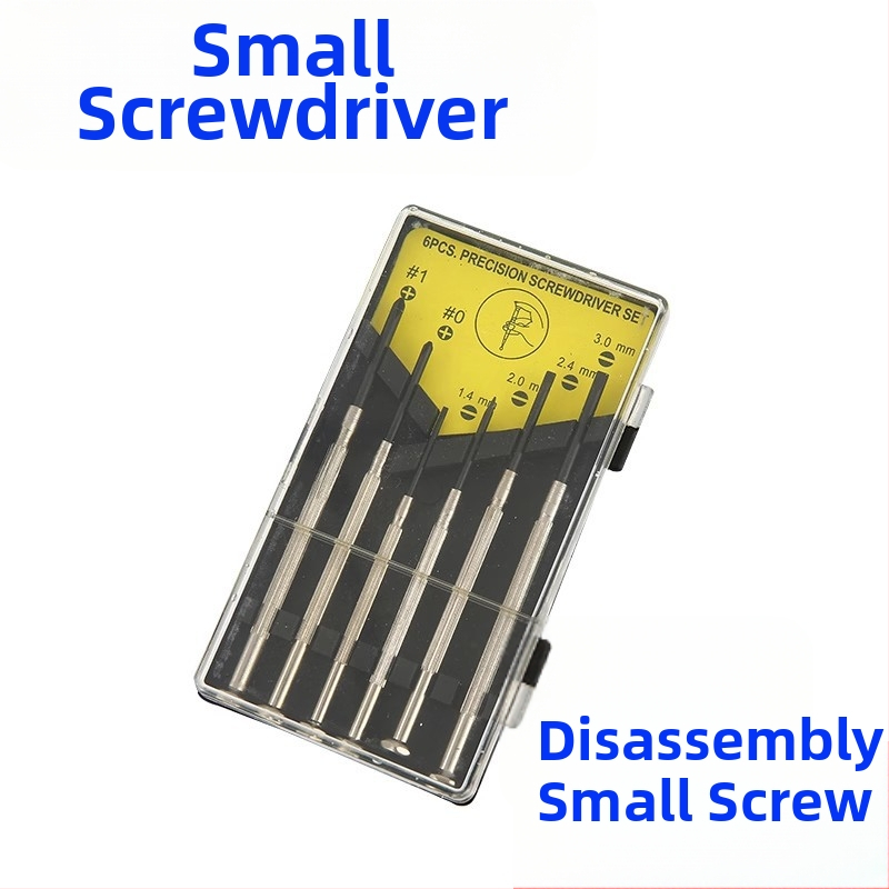 Mingyu pulksteņu skrūvgriežu komplekts, 6 gab., magnētisks, izolēts, CR-V tērauds