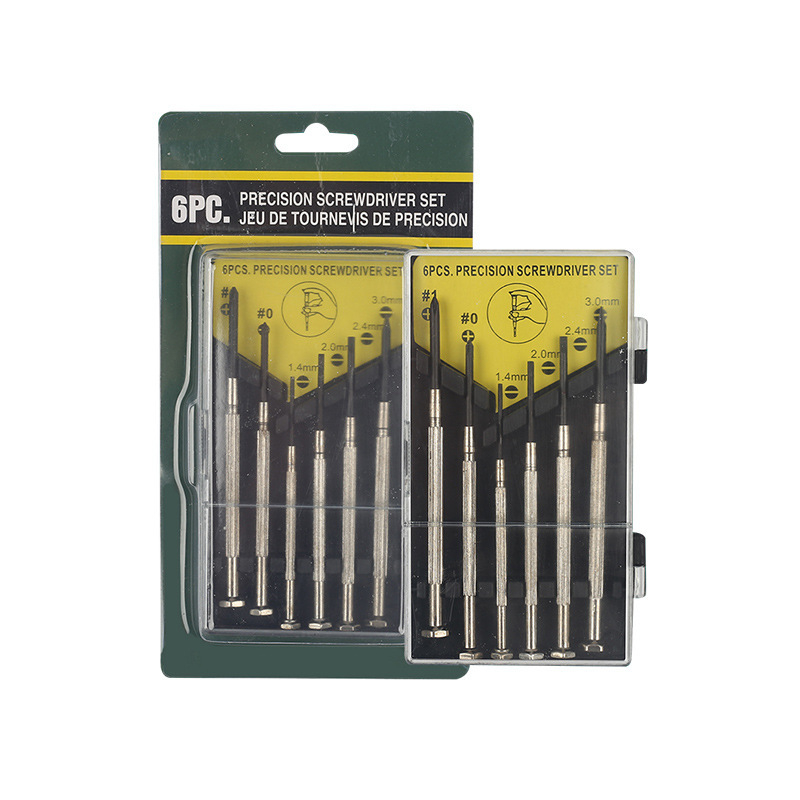 Set șurubelnițe pentru ceas Mingyu, 6 piese, magnetice, izolate, oțel CR-V