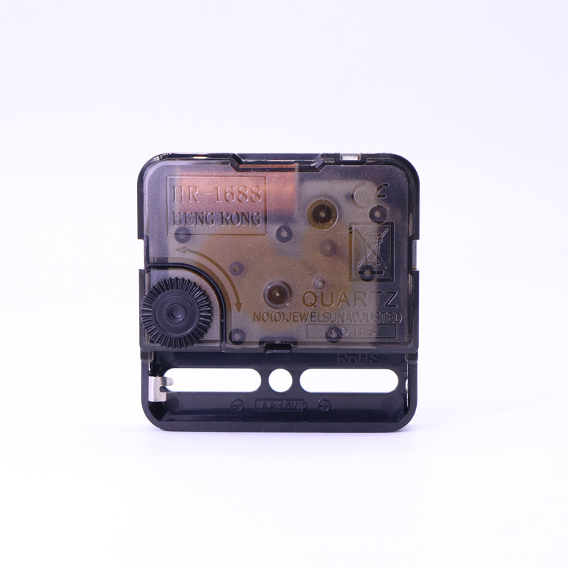 Set kazaljki za satove s metalnim kazaljkama za sat, minut i sekundu te željezni kuka A — kvarcni mehanizam, plastično kućište, moderni minimalistički stil, pakiranje 500 kom.