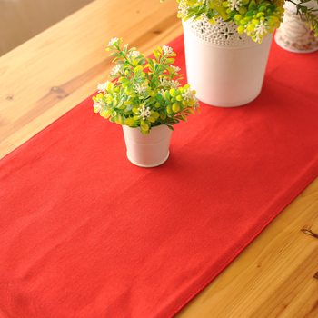 Флаг за маса, полиестер-памучна смес, 60% полиестер, 40% памук, модерен минималистичен стил, еднотонен дизайн, правоъгълна заострена форма