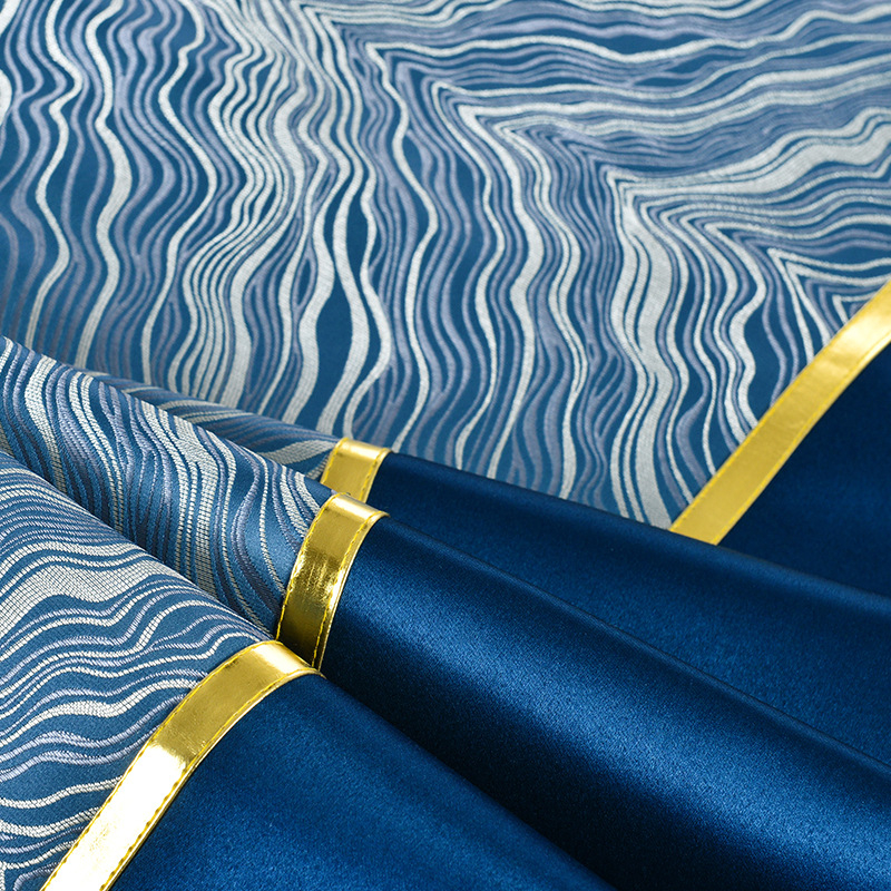 Șal pentru marginea patului și pernă – stil minimalist modern, model geometric abstract, stil hotelier, personalizare disponibilă, calitate de primă clasă