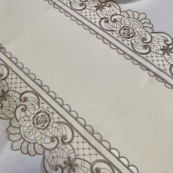 Покривка за маса с бродерия от полиестер, празничен мотив, модерен стил, персонализируемо