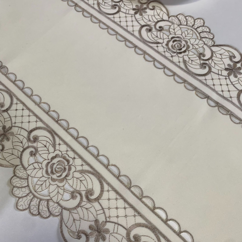 Покривка за маса с бродерия от полиестер, празничен мотив, модерен стил, персонализируемо