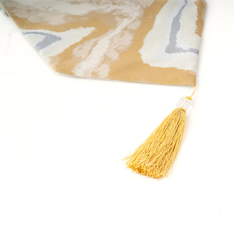 Steag de masă – jacquard poliester, lux ușor, living/dining, țesătură de înaltă precizie