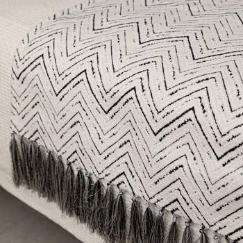 Pătură din nylon cu dungi pentru hoteluri – stil modern simplu, model dungat, pătură pentru capătul patului