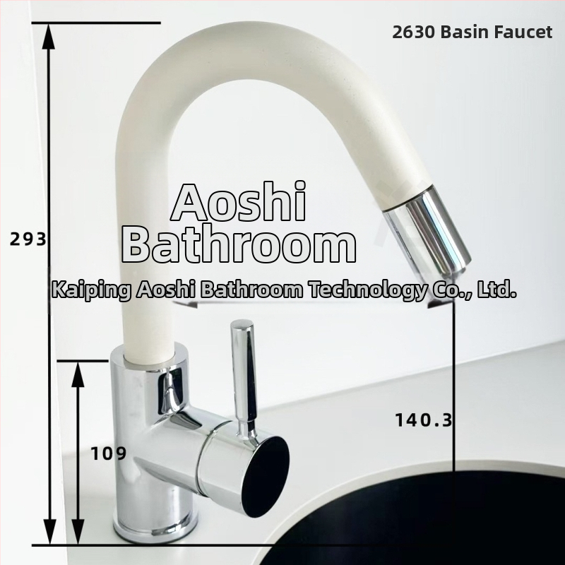 Baterie de bucătărie cu robinet retractabil din cupru, țeavă PEX încorporată, ventil cu disc ceramic, intrare/ieșire 2,0 cm