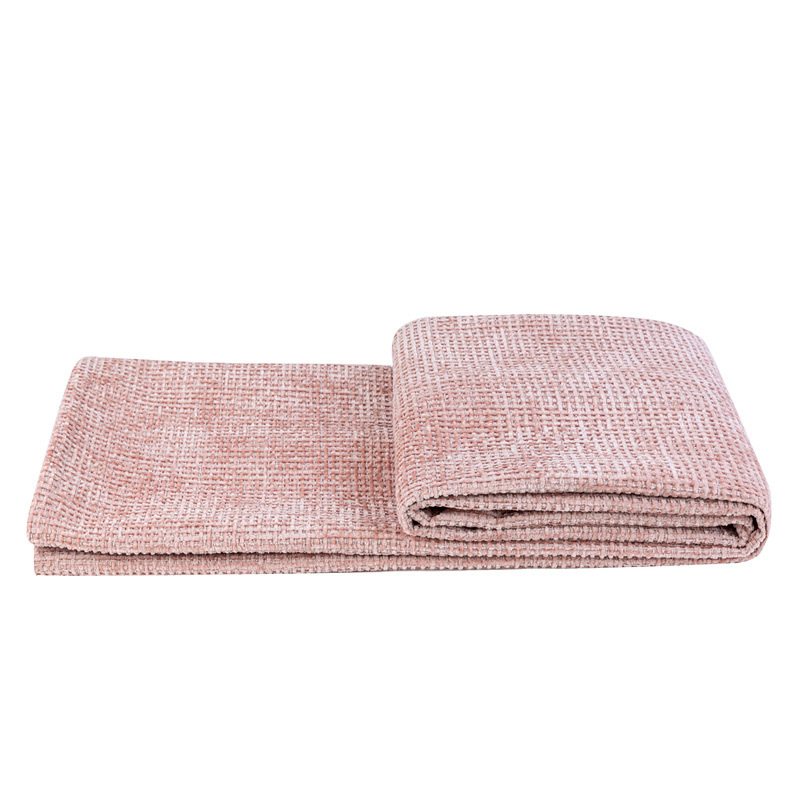 Cuvertură chenille pentru pat - Stil Nordic pentru camera copiilor, produs premium, nivel hotelier, poliester, culoare solidă