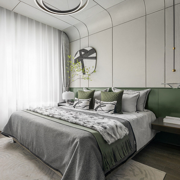 Steag de pat – stil modern simplu, unicolor, stil hotel