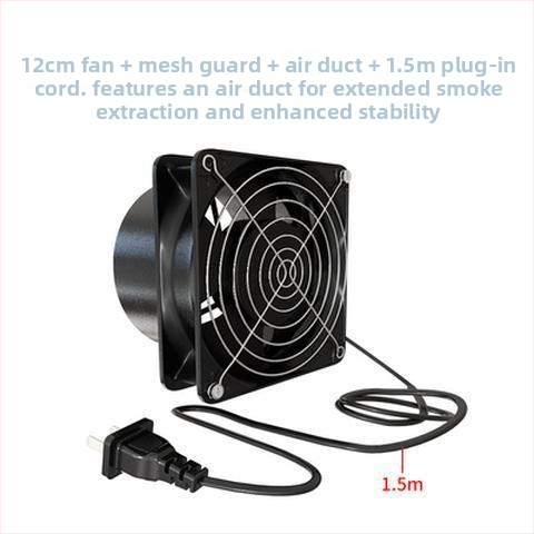 Pramoninis dūmų išgavėjas litavimui – kompaktiškas išmetimo ventiliatorius su dvigubu siurbimu ir pūtimu, lango pertvaros dizainas, CCC sertifikuotas (2024180702061970)