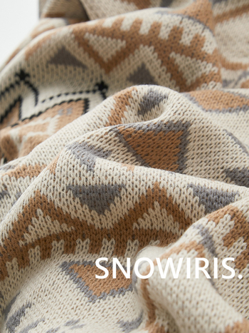 Бохемско одеяло за диван, етно стил, геометрични мотиви, усадка 2-3%, устойчивост на цветовете 2-3%