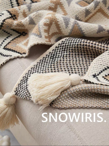 Бохемско одеяло за диван, етно стил, геометрични мотиви, усадка 2-3%, устойчивост на цветовете 2-3%