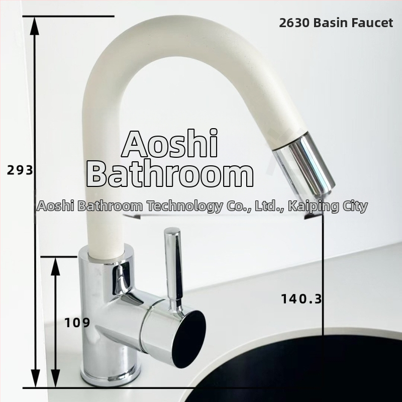 Robinet de bucătărie cu extensie retractabilă, din cupru, conducte PEX încorporate, supapă cu disc ceramic, model S08