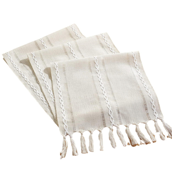 Флаг за маса с пискюли – Nordic стил платнена покривка за маса за хранене, дневна и спалня