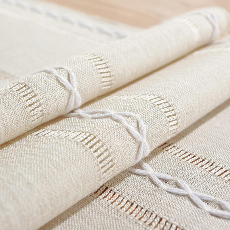 Флаг за маса с пискюли – Nordic стил платнена покривка за маса за хранене, дневна и спалня