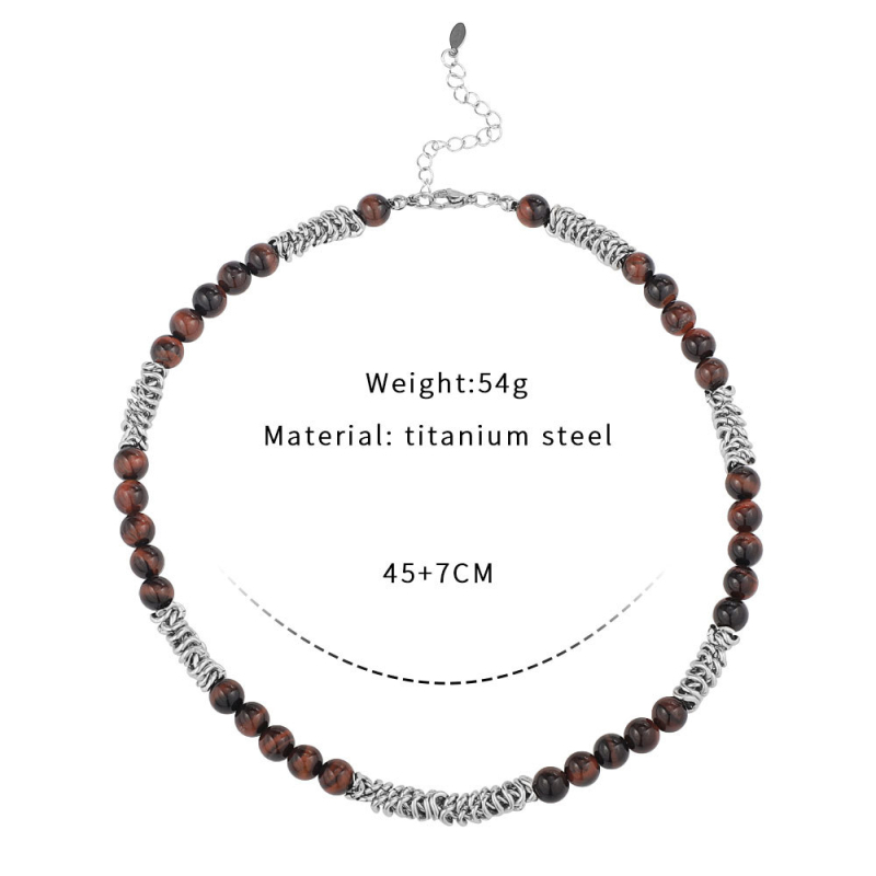 Ogrlica od titan čelika, kubanska lanac, hip-hop stil, duljina 21–50 cm, težina 54 g