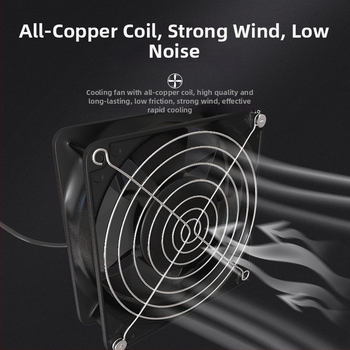 Pramoninis suvirinimo dūmų išmetimo ventiliatorius, dviejų naudojimo – siurbimas ir pūtimas, lango pertvaros tipas, 3C sertifikuotas (Nr. 2024180702061970), energijos efektyvumo registracija 1