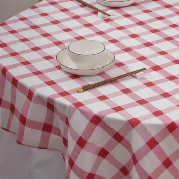 Μίας χρήσης πλαστικό τραπεζομάντηλο σε ορθογώνιο σχήμα, παχύ, αδιάβροχο και ανθεκτικό στο λάδι, καρό σχέδιο, προσαρμόσιμο για ξενοδοχεία και εστιατόρια
