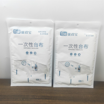 Okrugli plastični stolnjak, moderan stil, jednobojni uzorak