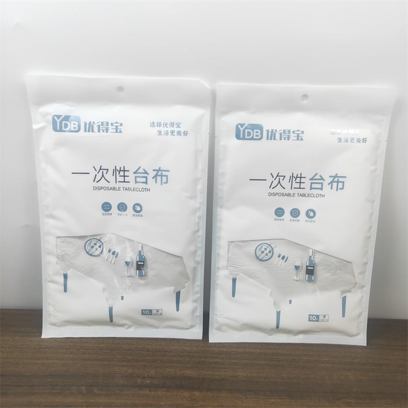 Okrugli plastični stolnjak, moderan stil, jednobojni uzorak