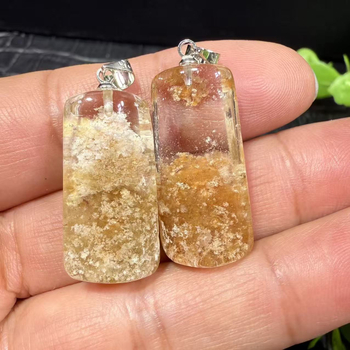 Privjesak – nišni stil, bakreni dijelovi, bez bočnih kamenja, Yunshi Crystal, pojedinačno pakiranje