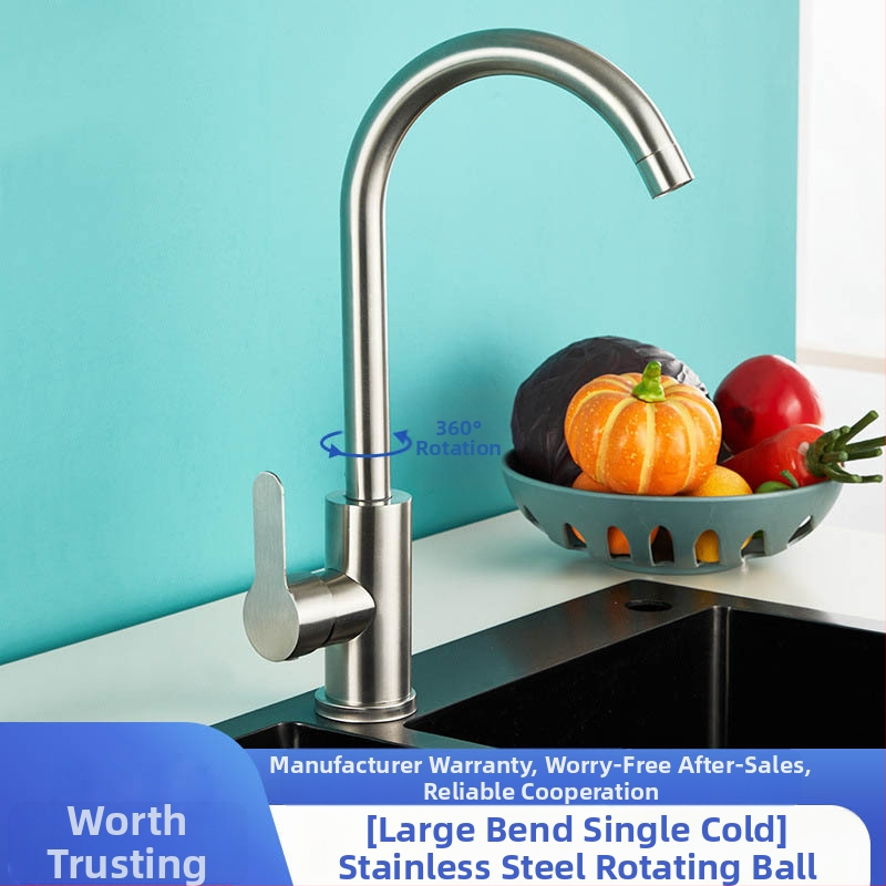 Nerūdijančio plieno virtuvės elektrinis karšto ir šalto vandens čiaupas, modelis 11629, šlifuotas paviršius, keraminių disko vožtuvas