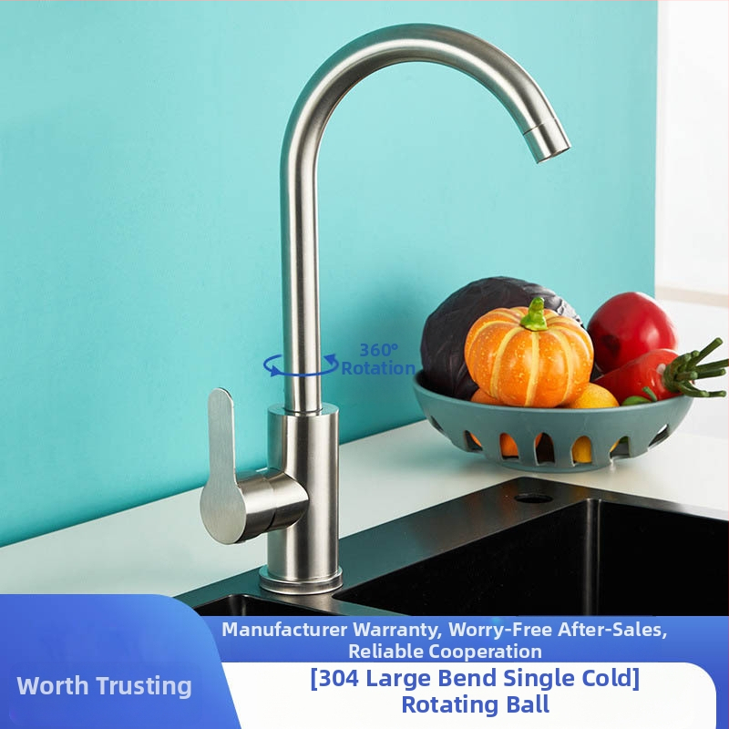 Nerūdijančio plieno virtuvės elektrinis karšto ir šalto vandens čiaupas, modelis 11629, šlifuotas paviršius, keraminių disko vožtuvas