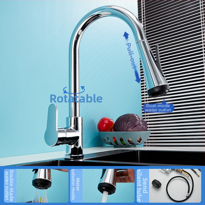 Nerūdijančio plieno virtuvės elektrinis karšto ir šalto vandens čiaupas, modelis 11629, šlifuotas paviršius, keraminių disko vožtuvas