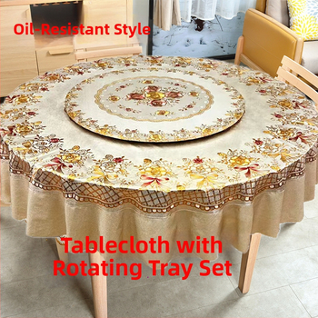 Galdauts apaļš PVC, Gxalkj, viesnīcas stils