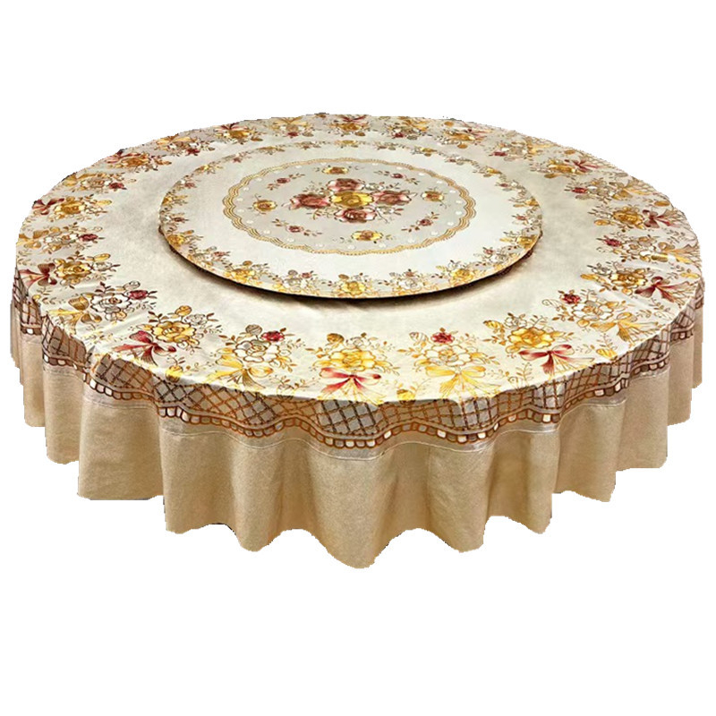 Okrugli stolnjak PVC-a, Gxalkj, hotelski stil