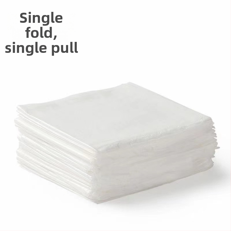 Vienreizējais galda klājs; biezināts PE plastmasa; porcelāna raksts; kvadrāta forma; 10 gab.