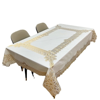 PVC stolnjak, pravokutan, cvjetni uzorak, vodootporan, protuklizni