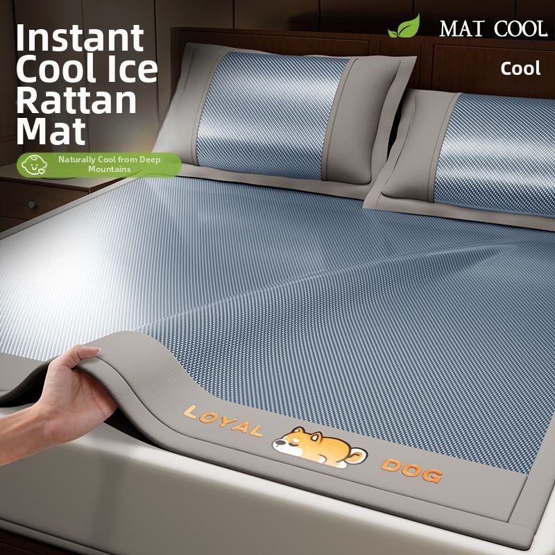 Trīs matu komplekts no ledus zīda, izšūts Ķīnas stils, pirmās klases kvalitāte - Must Buy