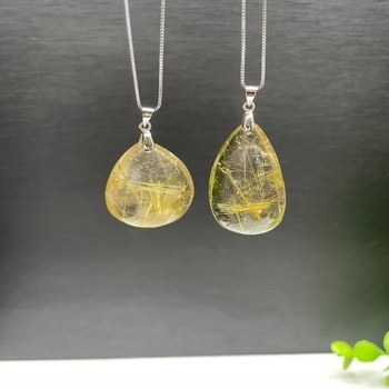 Ogrlica od kristala, titan kristal, kapljastog oblika, Kidney crystal marka