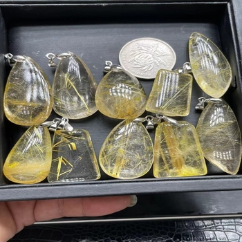 Ogrlica od kristala, titan kristal, kapljastog oblika, Kidney crystal marka