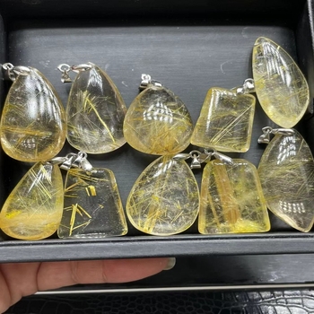 Ogrlica od kristala, titan kristal, kapljastog oblika, Kidney crystal marka