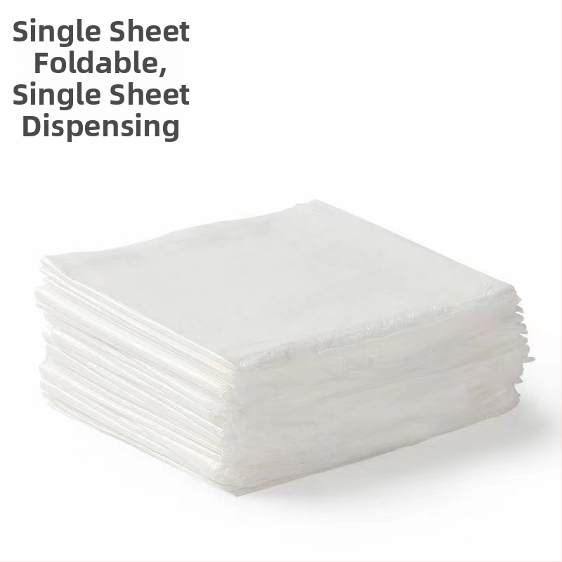 Vienkartinė PE plastikinė staltiesė, kvadratinės formos, porceliano balto rašto, matmenys 1.4-2.2, 10 vnt