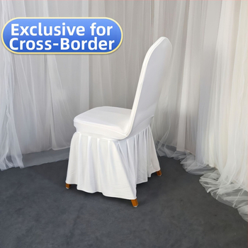 Krēsla pārvalks, sajaukts materiāls, auduma svars 150 g, 95% poliesters + 5% spandeks, viesnīcas/kāzu stils