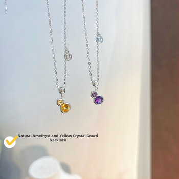 Ogrlica od srebra 925 s privjeskom od srebra 925, križasti lanac, elektroplatiranje, Novi kineski stil