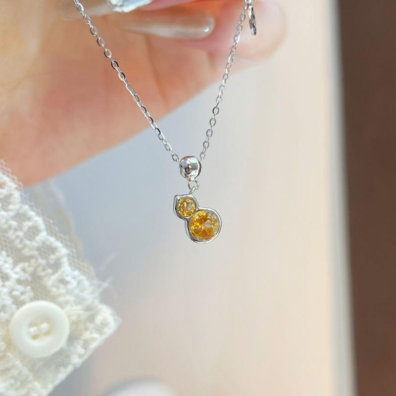 Ogrlica od srebra 925 s privjeskom od srebra 925, križasti lanac, elektroplatiranje, Novi kineski stil