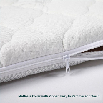 Madrac za bebe od prirodnih kokosovih vlakana 3E, navlaka od 100% pamuka, pogodan za krevetić širine 0,9 m, za novorođenčad i djecu