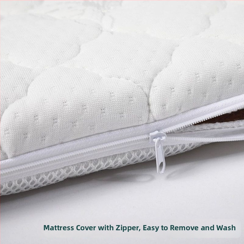 Beebimadrats 3E kookospähkli kiududest, 100% puuvillane kate, sobib 0,9 m voodile, beebidele ja lastele