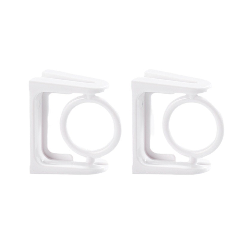 Кука с вакуумна чашка, пластмасова, двойна кука, модерен минимализъм (Комплект от две, максимална носимоспособност 5 кг)