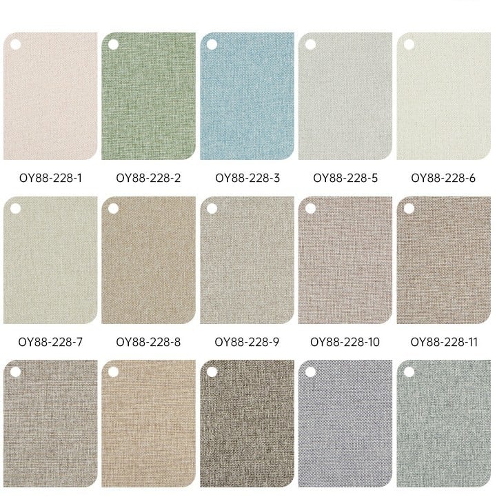 Poliester aizkari ar pilnīgu aizklāšanu, japāņu stila koka graudu dizains, piemērots viesnīcām un dzīvokļiem; siltumizolācija un saules aizsardzība, warp knitting ražojums, gatavs uzstādīšanai