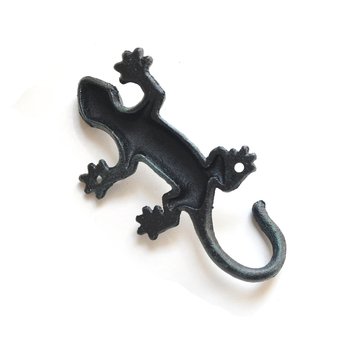 Yicheng kovanog željezni Gecko kuka - Jednostruki kuk, nosivost 30 kg, vrt/zavjesa
